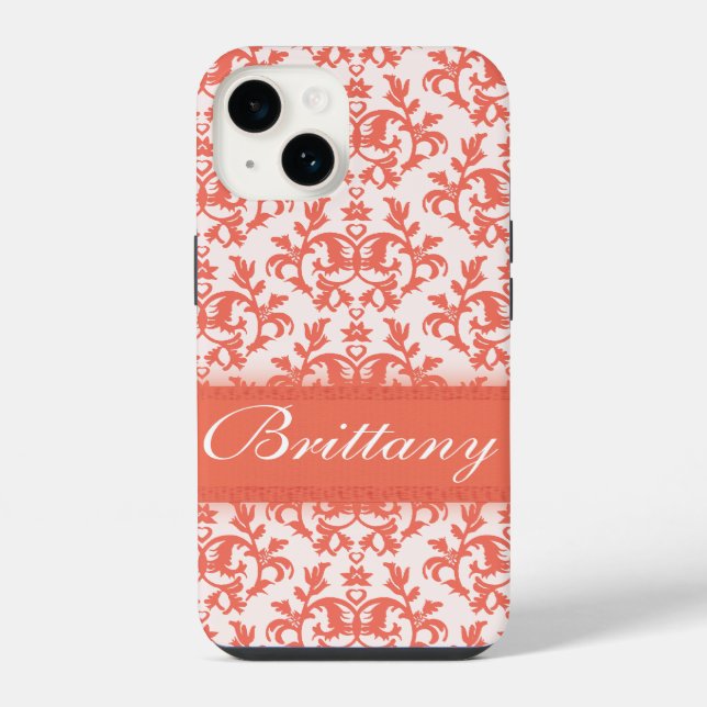 nome damask laranja emberglow iphone  (Verso)