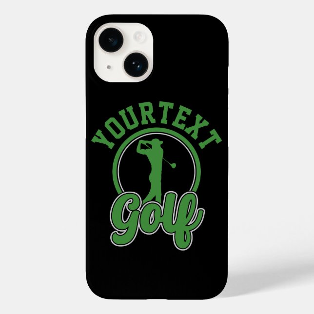 NOME DE ADD DE Golf Personalizado Retro Pro Golfer (Verso)