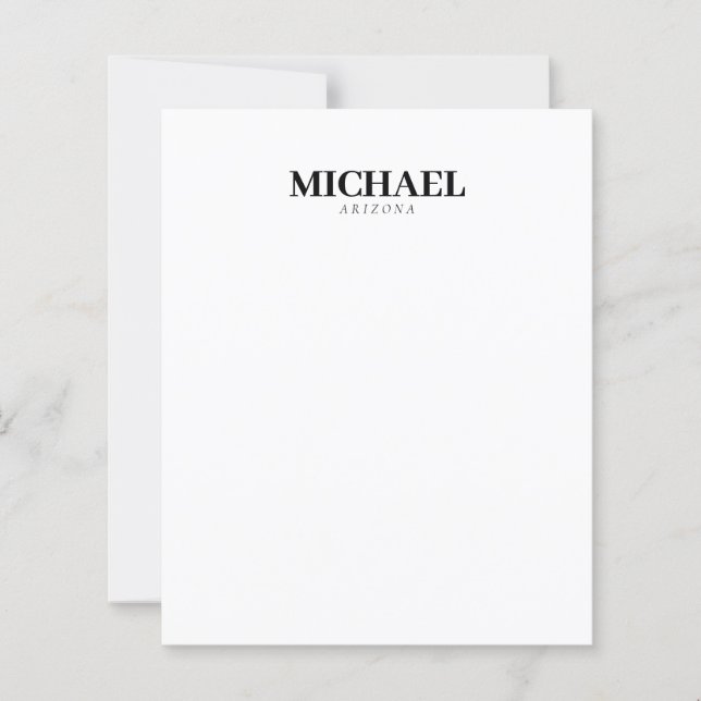 Nome de Adicionar Moderno Pessoal Exclusivo (Frente)