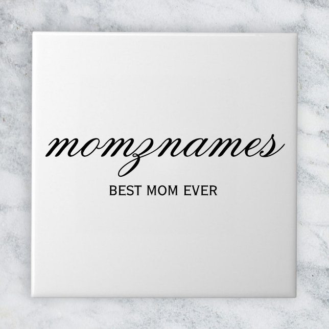 Nome de Caligrafia Personalizada Melhor Mãe do Mun (Criador carregado)