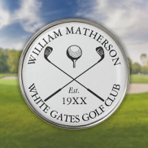 Nome de Clube de Golfe Clássico Moderno Personaliz