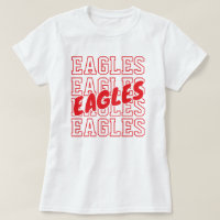 Nome de Equipe Personalizado Repetido - Camiseta E