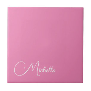 Nome de escrita manual profissional moderno cor-de