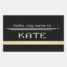 Nome de etiqueta adesivo Olá meu nome é