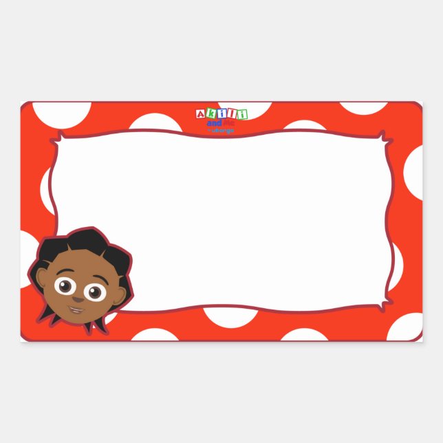 Nome de etiqueta Akili Sticker (Frente)