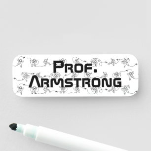 Nome de etiqueta astronauta