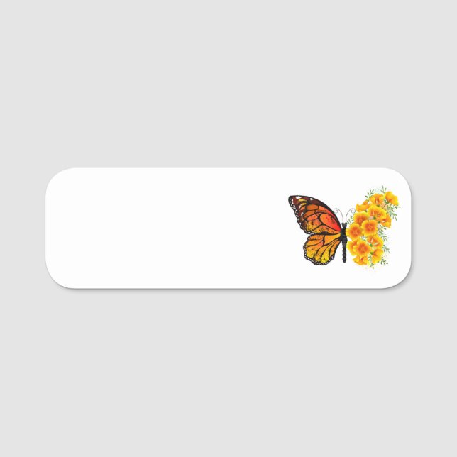 Nome de etiqueta Clássico (Frente)