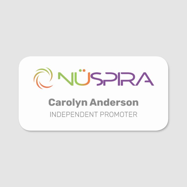 Nome de etiqueta Clássico (Frente)