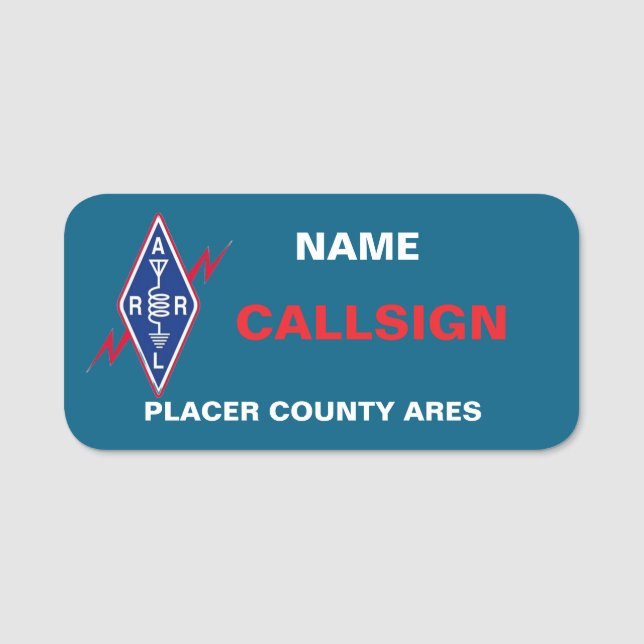 Nome de etiqueta Clássico (Frente)