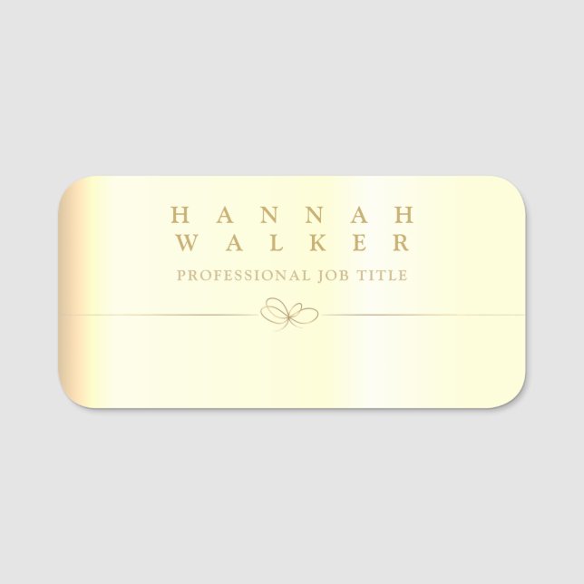 Nome de etiqueta Clássico (Frente)