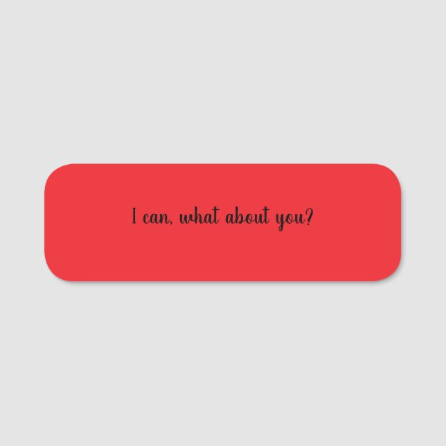 Nome de etiqueta Clássico (Frente)