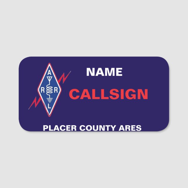 Nome de etiqueta Clássico (Frente)