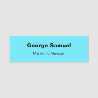 Nome de etiqueta Clássico de Funcionário Empresari