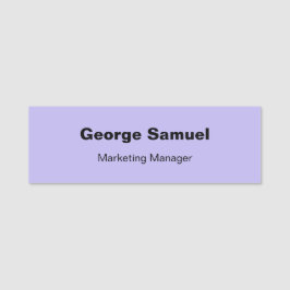 Nome de etiqueta Clássico de Funcionário Empresari