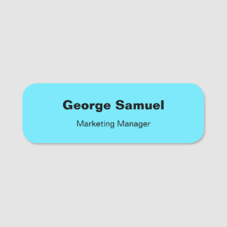 Nome de etiqueta Clássico de Funcionário Empresari