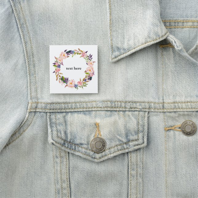 nome de etiqueta Clássico do Boho floral (In Situ)