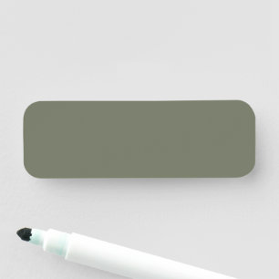 Nome de etiqueta clássico Moss Green