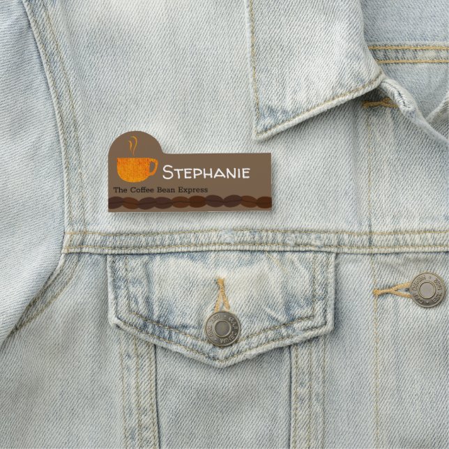 Nome de etiqueta da casa do café (In Situ)