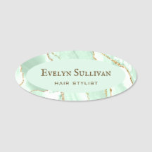 Nome de etiqueta de Agatos Verdes