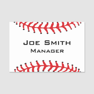 Nome de etiqueta de Design de correção de baseball