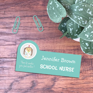 Nome de etiqueta de Enfermeira de Hedgehog de Cart