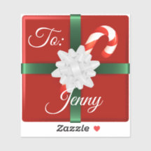 nome de etiqueta de fita de plástico de presente d