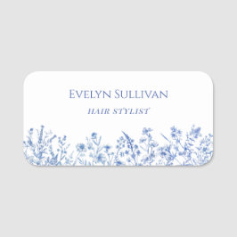 Nome de etiqueta de flores silvestres azuis france