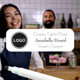 Nome de etiqueta de Funcionários da Classe Moderna