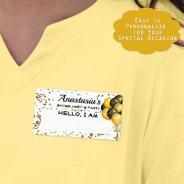 Nome de etiqueta de Papel Confetti do Balão de fes