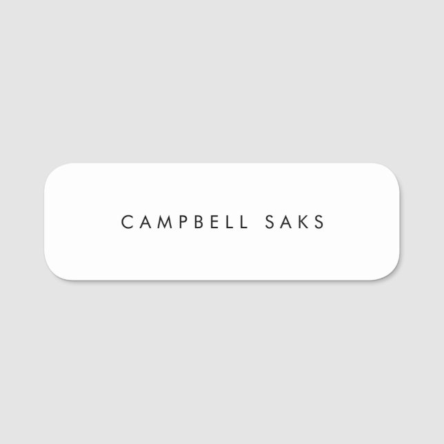 Nome de etiqueta de Tulane SDT (Frente)