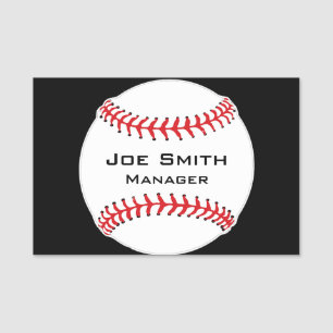 Nome de etiqueta Design de baseball