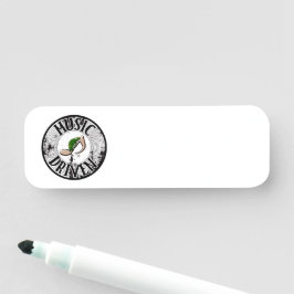 Nome de etiqueta dirigido por música