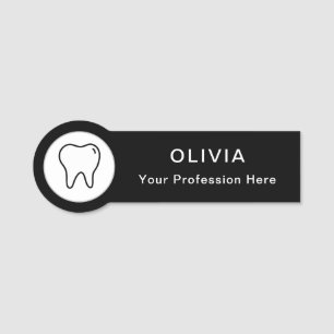 Nome de etiqueta do Assistente Dental