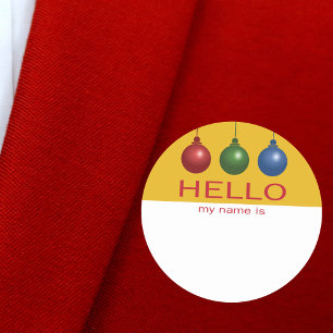 Nome de etiqueta do Natal ou da festa natalícia