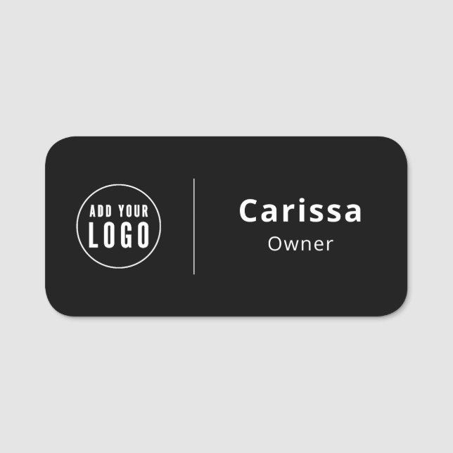 Nome de etiqueta do pino de segurança ou magnético (Frente)