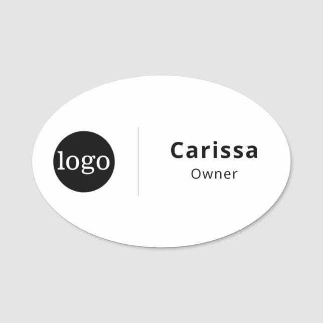 Nome de etiqueta do pino de segurança ou magnético (Frente)