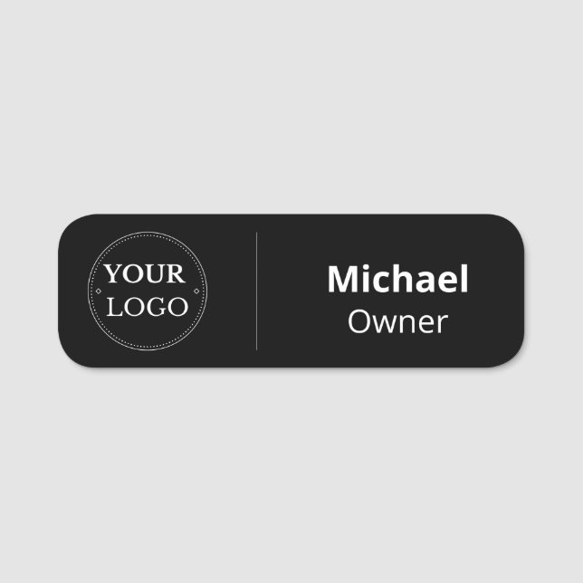 Nome de etiqueta do pino de segurança ou magnético (Frente)