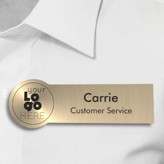 Nome de etiqueta Dourado Metálico Radial Brutado c