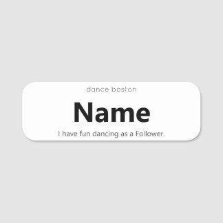 Nome de etiqueta Líder WCS