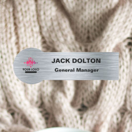 Nome de etiqueta Metálico Personalizado para Funci