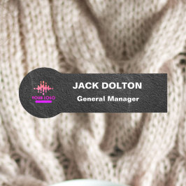 Nome de etiqueta Metálico Personalizável para Func