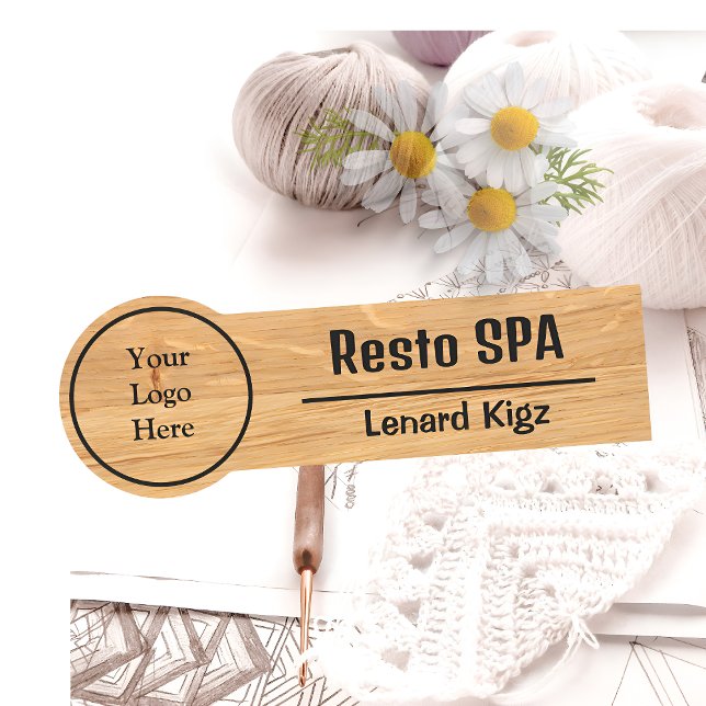 Nome de etiqueta Moderno Personalizado, Acabamento (Criador carregado)