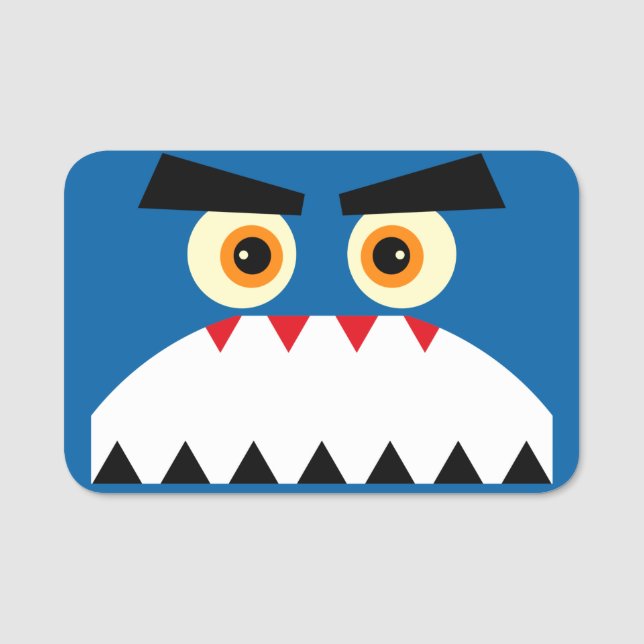 Nome de etiqueta Monster (Frente)