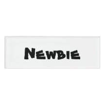 Nome de etiqueta Newbie