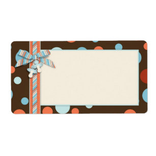 Nome de etiqueta OBB do menino