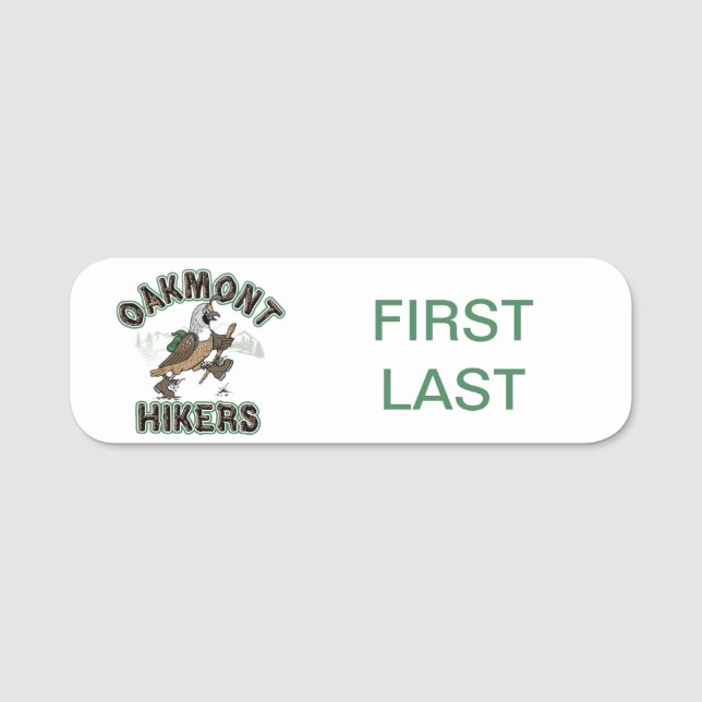 Nome de etiqueta OHC clássico (Frente)