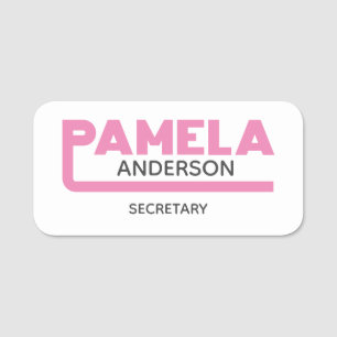 Nome de etiqueta Pamela