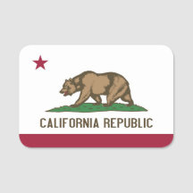 Nome de etiqueta Patriótico com bandeira da Califó