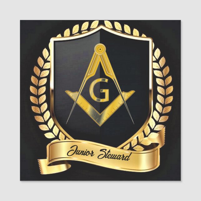 Nome de etiqueta Steward Junior (Frente)