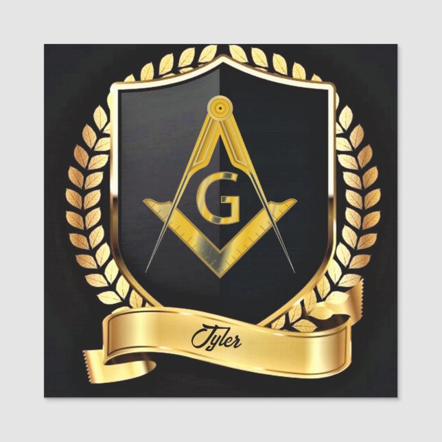 Nome de etiqueta Tyler (Frente)